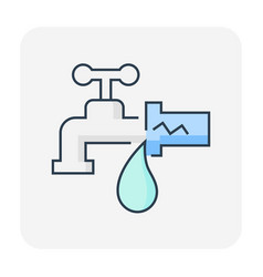 Burst Pipe Icon