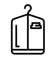 Dry Cleaning Suit Icon Outline Style