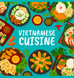 Vietnamese Cuisine Menu Cover Page Template