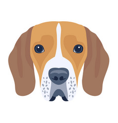 A Flat Icon Design Of Dog