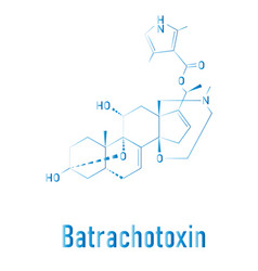 Batrachotoxin Btx Neurotoxin Molecule Formula