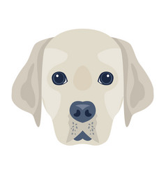 A Flat Icon Design Of Dog