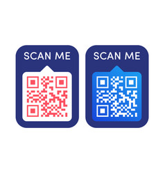 Qr Code Sticker Isolated On Background