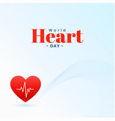 Happy World Heart Day Poster For Medical Support