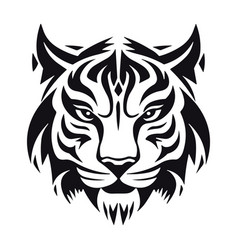 Simple Tiger Silhouette Logo