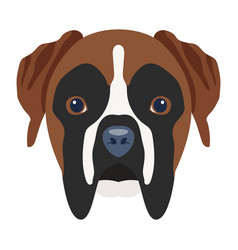 A Flat Icon Design Of Dog