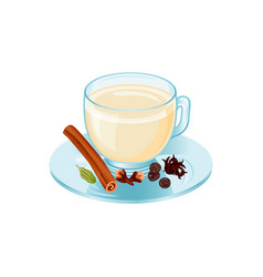 Masala Chai Cup Isolated Object On White