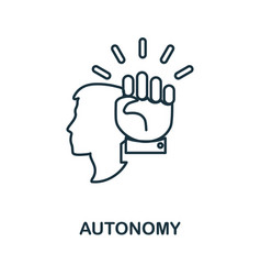 Autonomy Icon Simple Element From Business