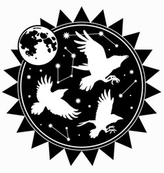 Crows Moon Constellations