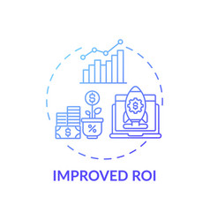 Improved Roi Concept Icon