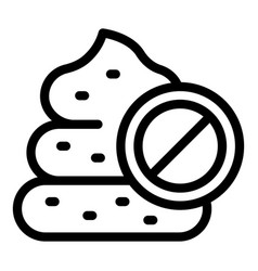 Poop Sanitize Substance Icon Outline