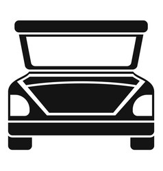 Open Car Trunk Icon Simple Door Baggage