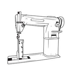 Sewing Machine Line Art