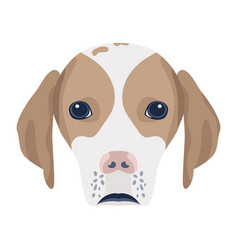 A Flat Icon Design Of Dog