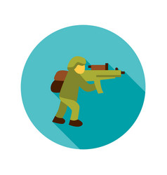 Soldier Circle Icon