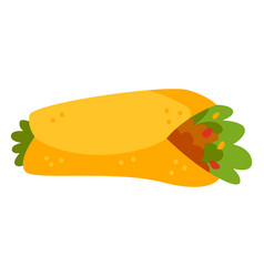 Burrito Cartoon Food