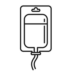 Hospital Blood Transfusion Icon Outline Style