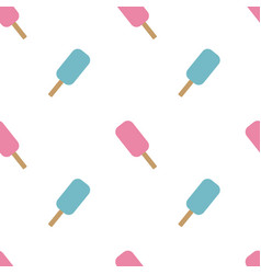 Ice Cream On A Stick Seamless Pattern