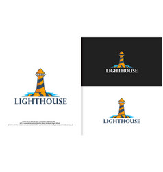 Lighthouse Beacon Logo Icon Modern Linear Simple