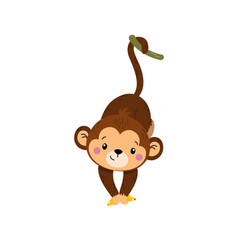 Swinging Happy Monkey