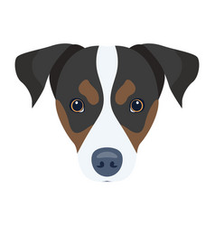 A Flat Icon Design Of Dog