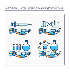 Ai Diagnostic Color Icons Set