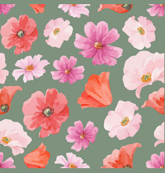 Beautiful Floral Seamless Pattern With