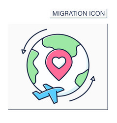 Repatriation Color Icon