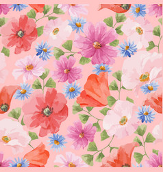 Beautiful Floral Seamless Pattern With