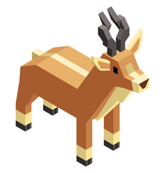 Deer Toy Plastic Low Poly Cute Animal