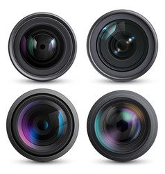 Optical Lens Realistic Photo Camera Digital Zoom