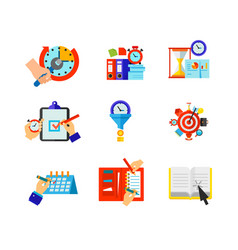 Time Management Icon Set