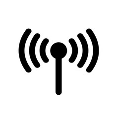 Wireless Internet Access Tower Isolated Icon