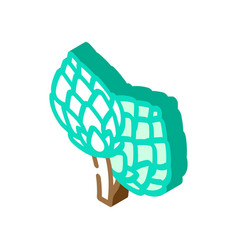 Green Artichoke Isometric Icon