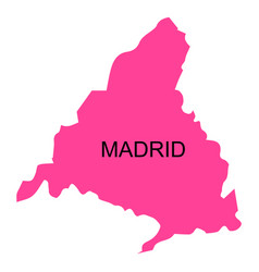 Madrid Autonomous Community Map