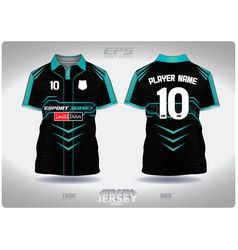 Eps Jersey Sports Shirt Black Green Honeycomb