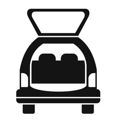 Side Back Trunk Icon Simple Door Vehicle