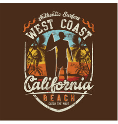 Surfing Themes - West Coast California Beach