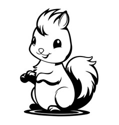 Cute Little Squirrel Cartoon