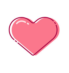 Cute Pink Heart Kawaii For Valentine Day Cartoon