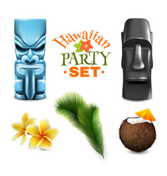 Hawaiian Party Elements Collection