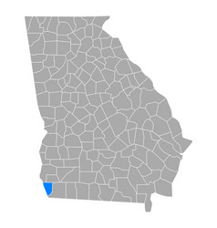 Map Seminole In Georgia