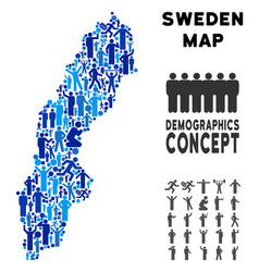 People Sweden Map