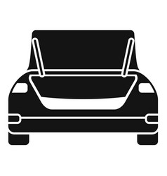 Trip Car Trunk Icon Simple Vehicle Door