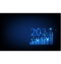 Business Background 2022 Year Graph Financial