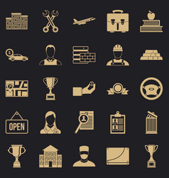 Exchequer Icons Set Simple Style