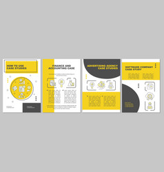 Implementation Of Case Study Yellow Brochure