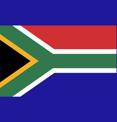 South Africa National Flag In Exact Proportions