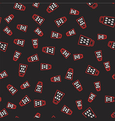 Line Grater Icon Isolated Seamless Pattern