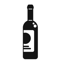 Wine Bottle Icon Simple Suitcase Relax